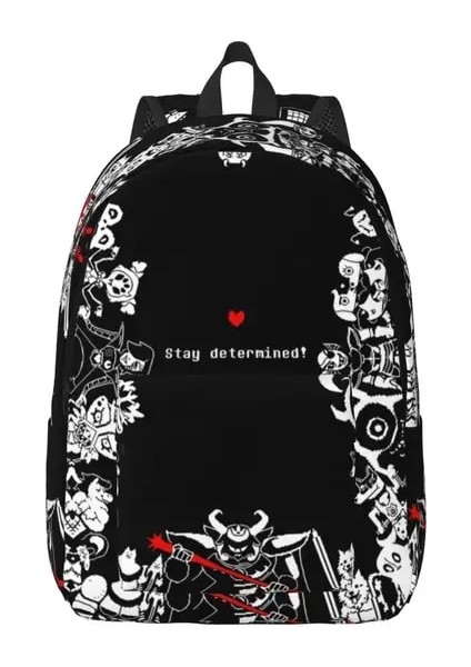 Resim Olarak 19 Inç Undertale Sans Oyun Sırt Çantası Anime Estetik Sırt Çantaları Kadın Erkek Açık Büyük Lise Çantaları Özel Sırt Çantası (Yurt Dışından)
