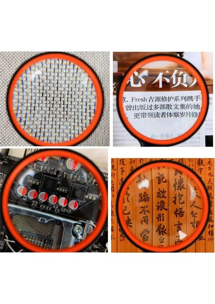 Beyaz Stil 75MM Büyüteç El Büyüteç mm Antika Yeşim Takı Gazete Kitap Okuma Için Lens Çapı (Yurt Dışından) indirimleri