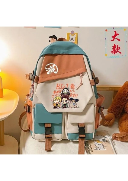 Stil 13 Demon Slayer Anime Cosplay Unisex Öğrenciler Okul Çantası Sırt Çantası Karikatür Gizli Sakli Konusmalar Dizüstü Seyahat Sırt Çantası Açık Moda Çanta (Yurt Dışından) fiyatları