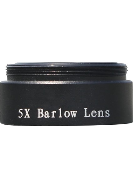 Siyah Stil Herhangi Bir 6 Konu Için Barlow Lens 5x 1. Teleskop Merceği Astronomi Çapraz Genişletici Tüp Veya Kamera Adaptörü (Yurt Dışından)