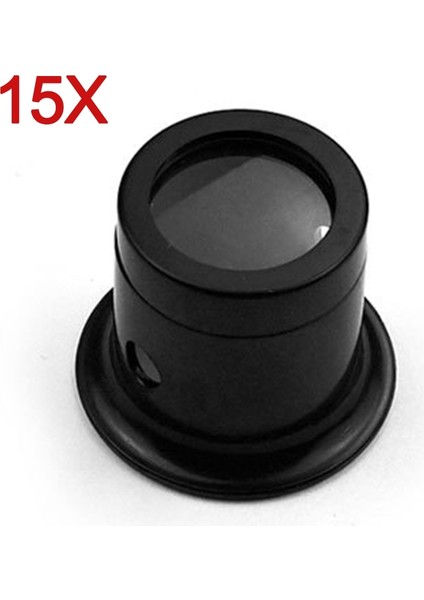 15X Tarzı 2 Adet 3x 5x 10X 15X 20X Kuyumcu Saat Büyüteç Aracı Taşınabilir Monoküler Büyüteç Büyüteç Lens Göz Büyüteç Len Saatçiler (Yurt Dışından)