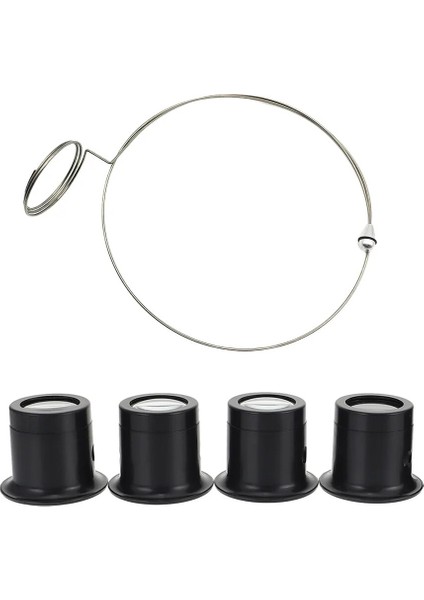 Siyah Stil 3.7X3.7X4CM Izle Büyüteç Gözlük Büyüteç Onarım Aracı Döngü Büyüteçler Saatçi Takı Kuyumcular Büyüteç Ön Göz Uygun Profesyonel (Yurt Dışından)
