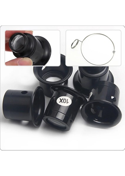 Siyah Stil 3.7X3.7X4CM Izle Büyüteç Gözlük Büyüteç Onarım Aracı Döngü Büyüteçler Saatçi Takı Kuyumcular Büyüteç Ön Göz Uygun Profesyonel (Yurt Dışından) fırsatları