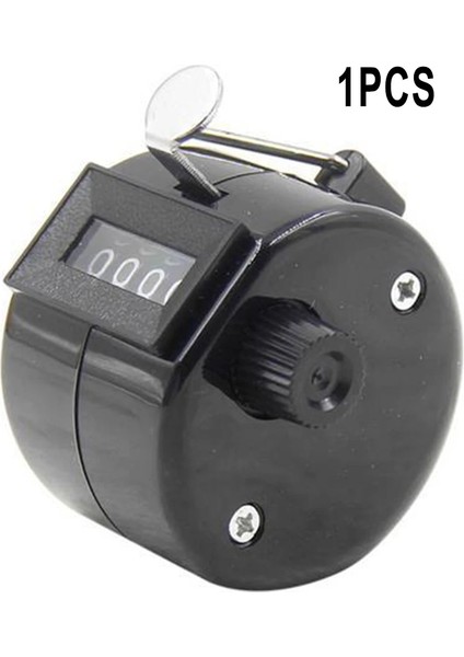 Siyah Stil 1 Adet Mekanik Taksitli Sayacı El Düzenlenen 4 Haneli Palm Clicker Parmak Sayma Clicker Mini Tek El Sayım Sayacı (Yurt Dışından) fiyatları