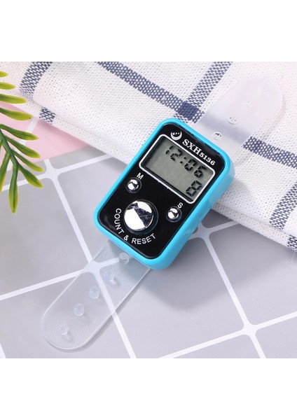 Kırmızı Stil Mini Parmak Sayacı LCD Elektronik Alet Zaman Göstergesi Dijital Taksitli Sayacı (Yurt Dışından) fırsatları