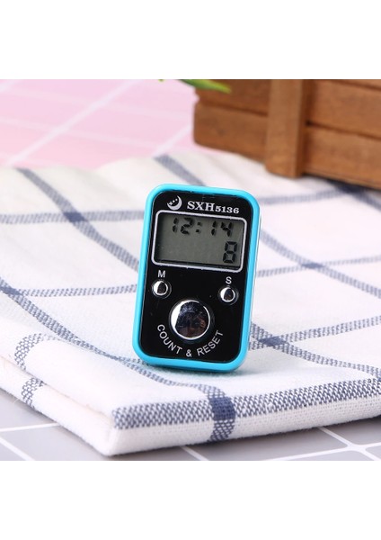 Kırmızı Stil Mini Parmak Sayacı LCD Elektronik Alet Zaman Göstergesi Dijital Taksitli Sayacı (Yurt Dışından) indirimleri