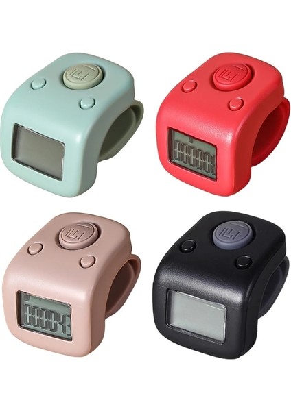 Yeşil Stil Şarj Edilebilir Sessiz Parmak Sayacı 6 Haneli Dijital Tesbih Tally Clicker LED ile Namaz Örgü Spor Hediyesi Için (Yurt Dışından) modelleri