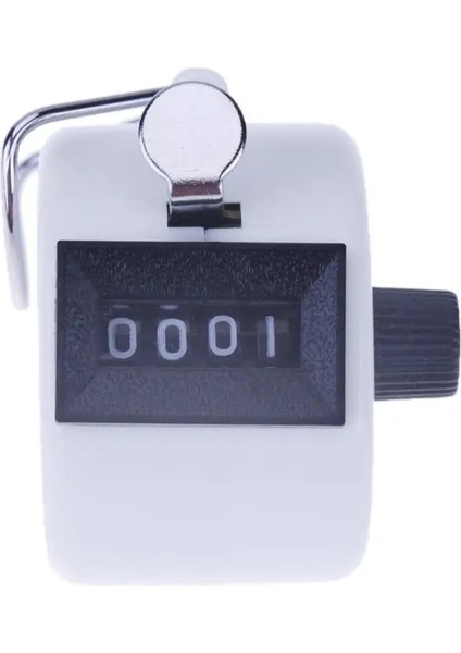 NO.177409.02 Tarzı El Dijital Taksitli Sayacı Clicker 4 Haneli Sayı Sayaçları Plastik Kabuk 5 Renk Taksitli Sayacı Mekanik Manuel Sayma (Yurt Dışından)