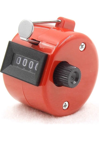 Kırmızı Stil 8 Renk Dijital Tesbih Sayacı El Tally Sayacı Abs Mekanik Clicker Mini Hesap Makinesi Manuel Sayım Aracı (Yurt Dışından)