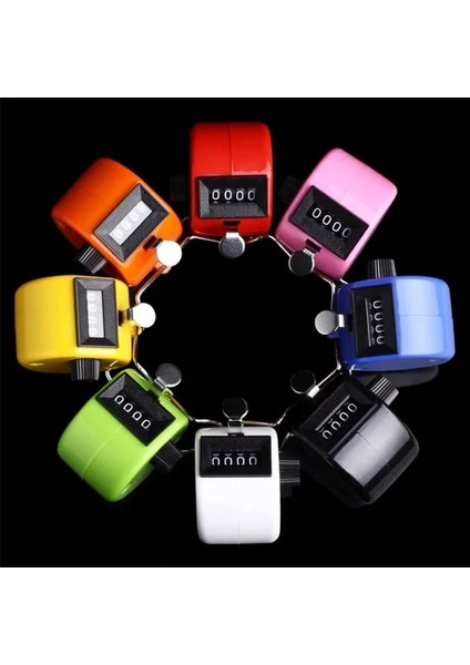 Mavi Stil 4 Haneli Sayı Sayaçları Metal Kabuk El Parmak Ekran Manuel Sayma Tally Clicker Renk Kabuk Zamanlayıcı Futbol Golf Sayacı (Yurt Dışından) fiyatları