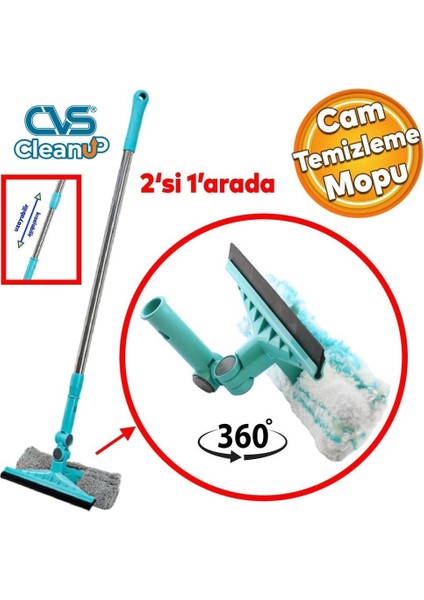 Dn 4119 2in1 Mikrofiber Mop ve Silecek