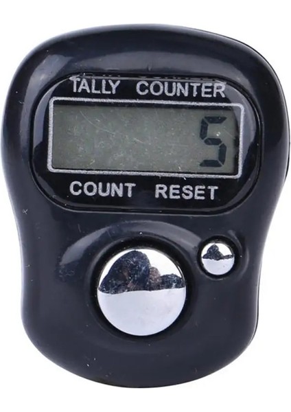 No.5 Tarzı Mini Halka Sayacı Dijital LED Elektronik El Tally Sayacı Clicker Parmak Sayacı Namaz Spor ve Fitness Için (Yurt Dışından) fiyatları