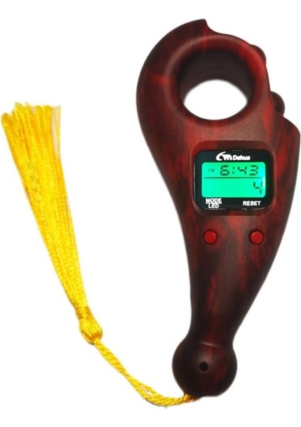 Sandal Ağacı Tarzı Dijital Boncuk Sayacı Tespih Sayacı Taşınabilir Namaz Için Dönen Islam Tesbih Müslüman Budist (Yurt Dışından)