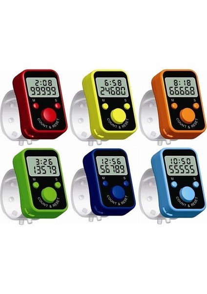 Sarı Stil 1 Adet Parmak Sayacı Ilahi Sayacı LCD Elektrikli Dijital Ekran Zaman Halkası ile Ilahi Kayıt Dikiş Örgü Örgü Aracı (Yurt Dışından) fiyatları