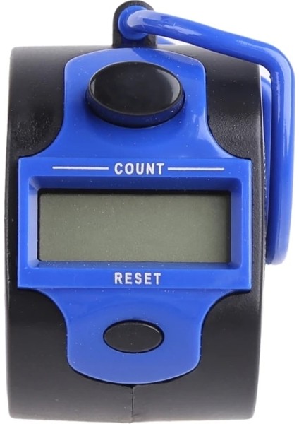 Yeşil Stil Dijital El Taksitli Sayacı 5 Haneli Numara Manuel Basın Clicker Parça Çalışması Için Parmak Yüzüklü LED Arka Işık Kaydedici (Yurt Dışından)