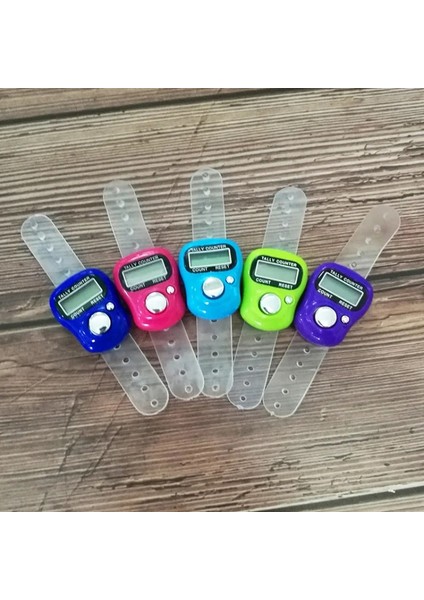 Mor Tarzı Mini Dikiş Işaretleyici ve Sıra Parmak Yüzük Sayacı LCD Elektronik Dijital Taksitli Sayacı Dikiş Örgü Örgü Aracı Rastgele Renk (Yurt Dışından) modelleri