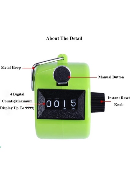 D Tarzı 4 Haneli Numarası Mini El Max Müttefiki Sayacı Dijital Golf Clicker Zamanlayıcı Manuel Eğitim Sayma Aracı Sıcak Satış (Yurt Dışından)
