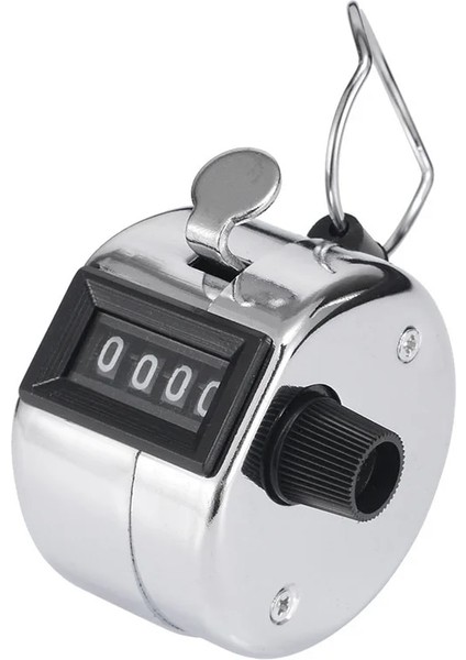Mavi Stil Clicker 4 Haneli Sayı Sayaçları Plastik Kabuk El Parmak Ekranı Manuel Sayma Tally Clicker Zamanlayıcı Futbol Golf Sayacı (Yurt Dışından)