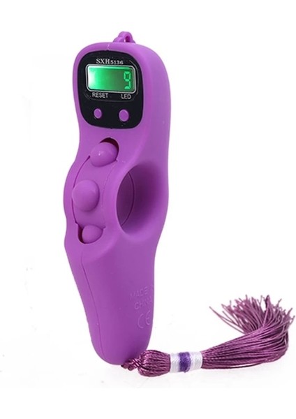 Mavi Stil El Mekanik Numara Tıklama Sayacı Golf Ürünleri Sayma Tur Örme Için LED Elektronik El Tally Sayacı (Yurt Dışından) modelleri