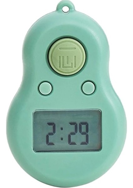 Yeşil Stil Kordonlu Taşınabilir LED Arka Işık Sayacı Elektronik 6 Haneli Dijital Sayaç Numarası Sayımı Clicker Ekran Numarası Clicker (Yurt Dışından)