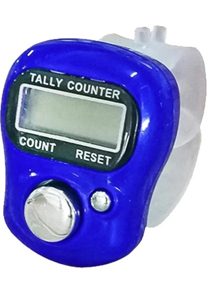 Mavi Stil Yeni Elektronik Dijital Sayaç Taşınabilir El Kumandalı Tally LCD Ekran Rastgele Renk Budizm Din Parmak Yüzük Sayacı (Yurt Dışından) fırsatları