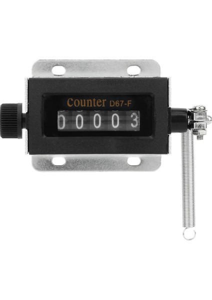 Mini Dijital Sayaç 5 Haneli Numara El Taksitli Tıklama Zamanlayıcısı Mekanik Sıfırlanabilir Manuel Çekme Strok Sayacı D67F (Yurt Dışından)