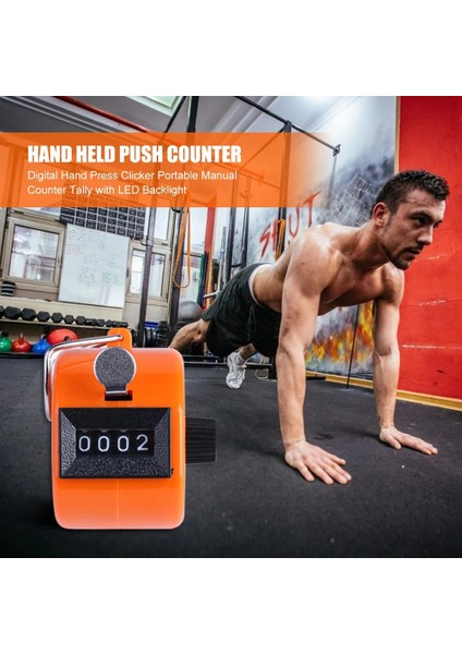 F Tarzı Sayaç 4 Haneli Numarası Mini El Tally Sayacı Dijital Golf Clicker Manuel Eğitim Sayma Max Sayacı Spor Araçları (Yurt Dışından)