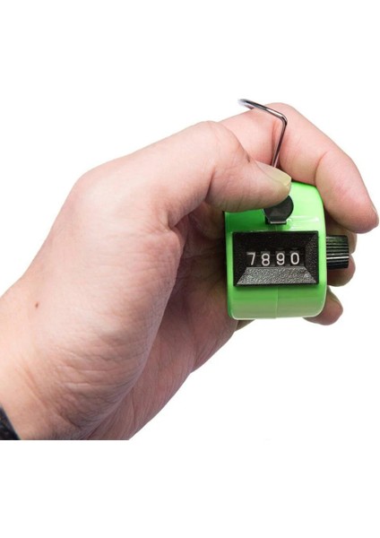 Sarı Stil Clicker 4 Haneli Sayı Sayaçları Plastik Kabuk El Parmak Ekranı Manuel Sayma Tally Clicker Zamanlayıcı Futbol Golf Sayacı (Yurt Dışından) indirimleri