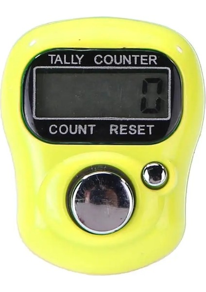 Sarı Stil Mini Dikiş Işaretleyici Satır Parmak Sayacı Parmak Sayacı LCD Elektronik Dijital Taksitli Sayacı Dikiş Örgü Örgü Aracı (Yurt Dışından)