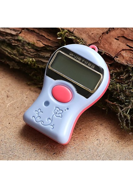 L Tarzı Küçük Parmak Sayacı LED Işık Mini Elektronik Sayaç Halka Tipi Sayma Gece Aydınlık Görsel Sayma Manuel Işaretçi Sayacı (Yurt Dışından)