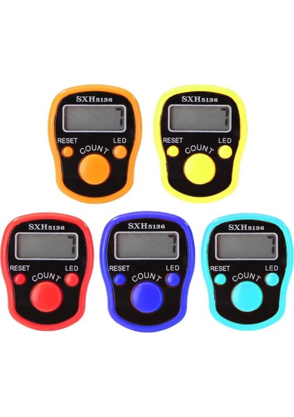 Kırmızı Stil Mini Dikiş Işaretleyici ve Sıra Parmak Sayacı LCD Elektronik Dijital Taksitli Sayacı Dikiş Örme Için Elektronik Taksitli Sayacı (Yurt Dışından)