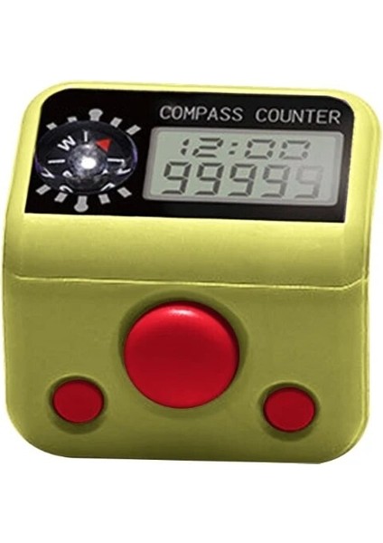 Beyaz Stil M89B Parmak Sayacı Pusula Islam Tesbih Boncuk 5 Dijital LED Elektronik El Taksitli Sayacı Clicker 10 Renk (Yurt Dışından) fırsatları