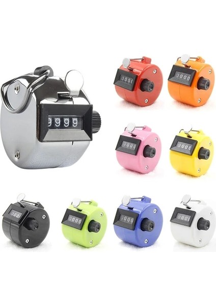 Sarı Stil 4 Haneli Sayı Sayaçları Metal Kabuk El Parmak Ekran Manuel Sayma Tally Clicker Renk Kabuk Zamanlayıcı Futbol Golf Sayacı (Yurt Dışından) fiyatları