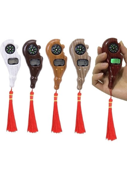 Bir Stil Dijital Tesbih Elektronik Tespih Taksitli Sayacı Pusula Püskül ile LED Işık Parmak Oyunu Oyuncak Manuel Sıfırlama Sıkıştırma Rahatlama Aracı (Yurt Dışından)