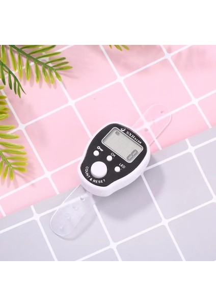 No.7 Tarzı LED Sıralı Parmak Sayacı LCD Dijital Elektronik Taksitli Sayacı Dikiş Örme Için Abs Plastik Ag3 Düğme Pil Счетчик Моточас (Yurt Dışından) fırsatları