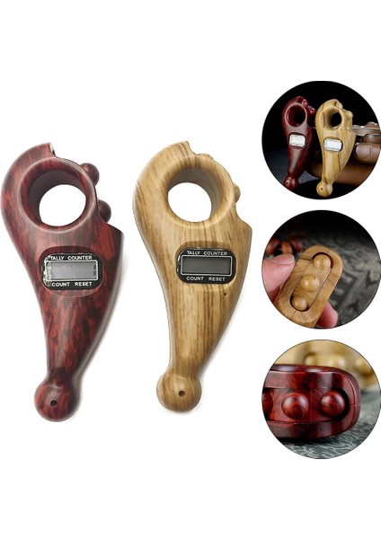 Gül Ağacı Tarzı Düğme Sıfırlama Elektronik Tesbih 5 Haneli Ekran Ergonomik Düşük Enerji Tüketimi Taşınabilir Parmak Sayacı Buda Boncuk Sayacı (Yurt Dışından) fiyatları