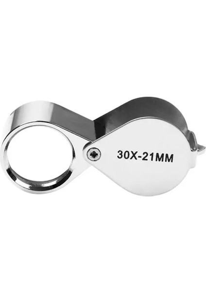 20X Tarzı Büyüteç Büyüteç Takı Cam Ekipmanları Büyüteç Katlanır Kuyumcular Döngü Cep Len Tamir Kiti Pullar Saatler 20X (Yurt Dışından)