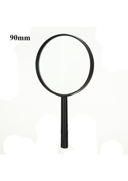 90MM Tarzı 1 Adet Büyüteç mm El Tipi 5x Büyüteç Büyüteç Okuma Camı Lens (Yurt Dışından)