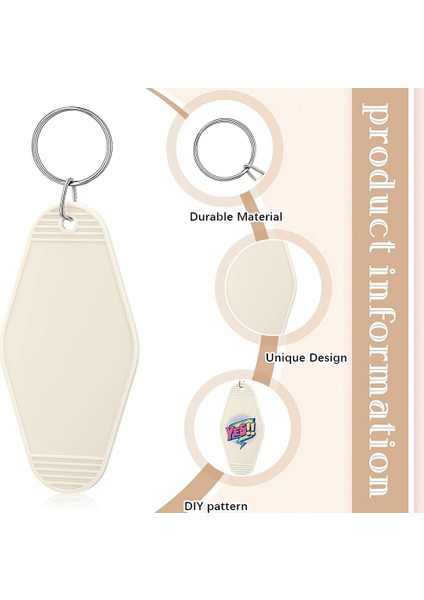 24 Adet Vintage Motel Anahtarlık Dıy Boş Otel Anahtarlıklar Isı Transferi Boş Anahtarlıklar Toplu Süblimasyon (Yeşil) (Yurt Dışından) modelleri