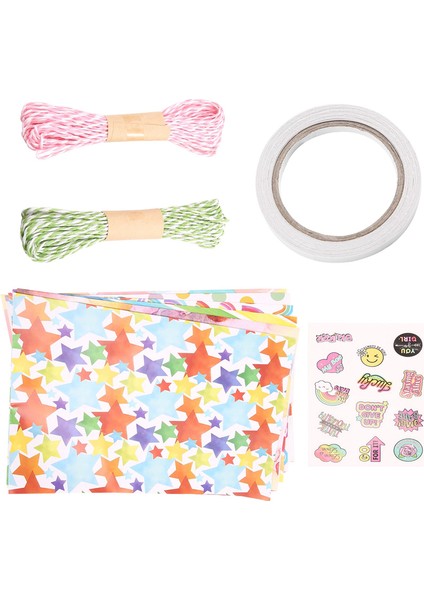 Gökkuşağı Doğum Günü Ambalaj Kağıdı, Tüm Dekorasyon Günleri Için Geri Dönüştürülebilir Doğum Günü Kadın Kız Erkek (Yurt Dışından) fırsatları