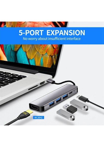 S8 Dex P30 Dock 10 Projektör Tv Için 2x Tip C - Uyumlu 4K Usb-C 3.0 Adaptör Hub (Yurt Dışından)