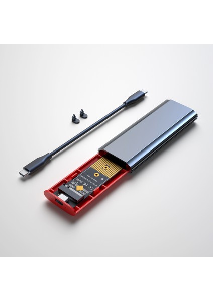 M2 SSD Kasası M.2 - USB 3.1 Gen 2 10GBPS Nvme SSD Muhafazası Için Nvme Pcıe M Anahtarı/ (B+M) Anahtarı SSD Sabit Disk, M2 SSD Kasası Otg (Yurt Dışından)