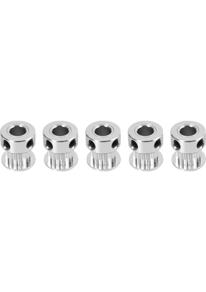 5x Alüminyum Gt2 16 Diş 6mm Delik Zamanlama Kayışı Kasnak Flanş Senkron Tekerlek 3D Yazıcı Için (Yurt Dışından)