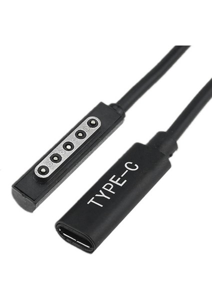 2x Tip C Pd Şarj Kablosu USB C Dişi Güç Kaynağı Şarj Adaptörü Dönüştürücü Microsof Surface Pro 1/2 Tablet Için (Yurt Dışından) modelleri
