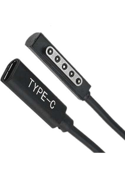 2x Tip C Pd Şarj Kablosu USB C Dişi Güç Kaynağı Şarj Adaptörü Dönüştürücü Microsof Surface Pro 1/2 Tablet Için (Yurt Dışından) fırsatları