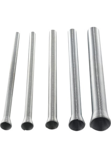 5 Adet Yaylı Boru Bükücü 210MM Germe Yayı Boru Bükücü 1/4 Inç-5/8 Inç Yay Çeliği Bakır Alüminyum Boru Bükme El Aletleri (Yurt Dışından)