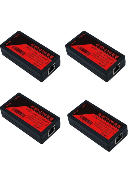 Nvr Ip Kamera Için Ieee 802.3AF Standardı ile 4x 2 Bağlantı Noktalı Poe Genişletici 100 Mbps Ap Ip Ses Poe 100 Metre Uzatın (Yurt Dışından)