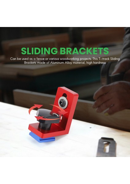 Alüminyum Profil Ağaç Işleme Aletleri Için 2 T-Track Kayar Braket Seti, T-Tracks Dahil Değildir (Yurt Dışından) fırsatları
