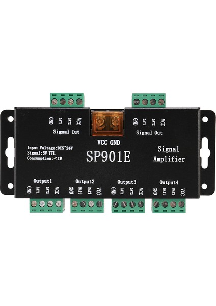 4x SP901E LED Piksel WS2812B WS2811 Spı Sinyal Amplifikatörü Tekrarlayıcı WS2813 SK6812 WS2815 WS2801 SK9822 Vb Tüm Rgb (Yurt Dışından)