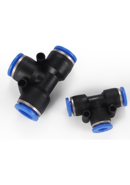 100 Adet Pe Pnömatik Bağlantı Parçaları Plastik T Tipi 3 Yollu 4mm 6mm 8mm 10MM Tee Tüp Hızlı Bağlantı Kilidi Pe-10 (Yurt Dışından) fırsatları